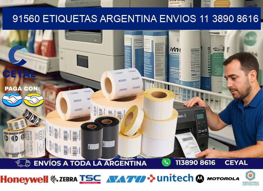 91560 ETIQUETAS ARGENTINA ENVIOS 11 3890 8616