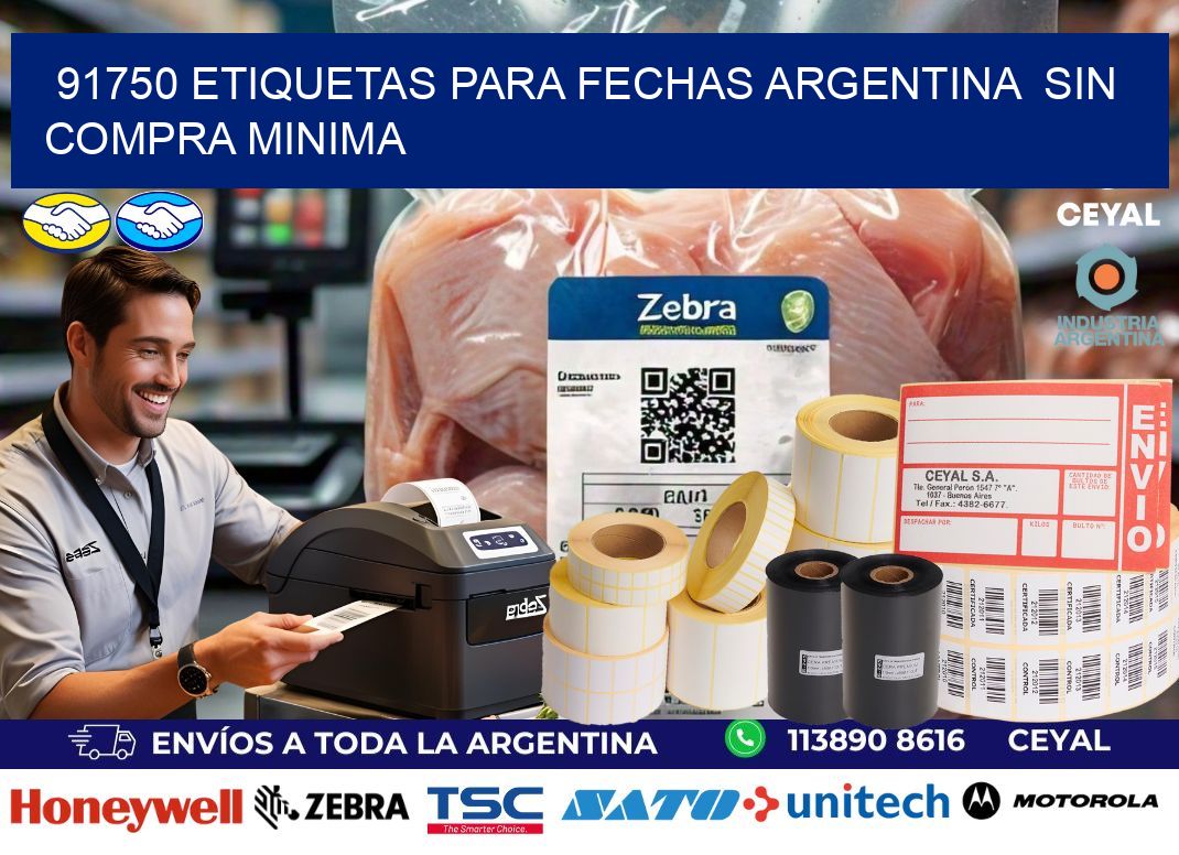 91750 ETIQUETAS PARA FECHAS ARGENTINA  SIN COMPRA MINIMA