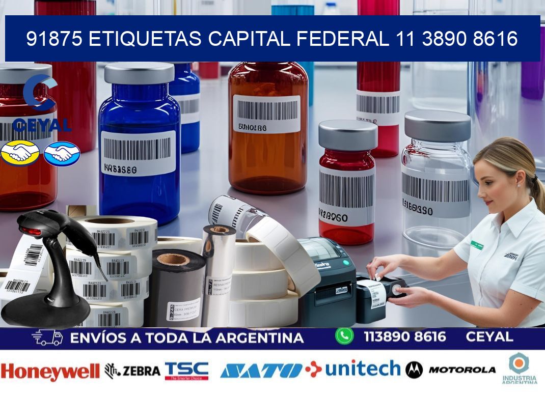 91875 ETIQUETAS CAPITAL FEDERAL 11 3890 8616