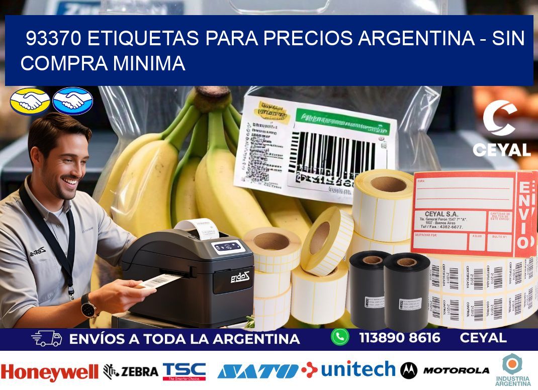93370 ETIQUETAS PARA PRECIOS ARGENTINA – SIN COMPRA MINIMA