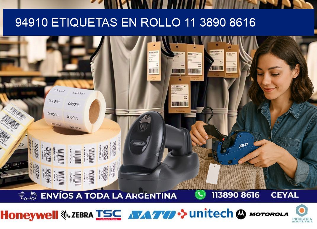 94910 ETIQUETAS EN ROLLO 11 3890 8616