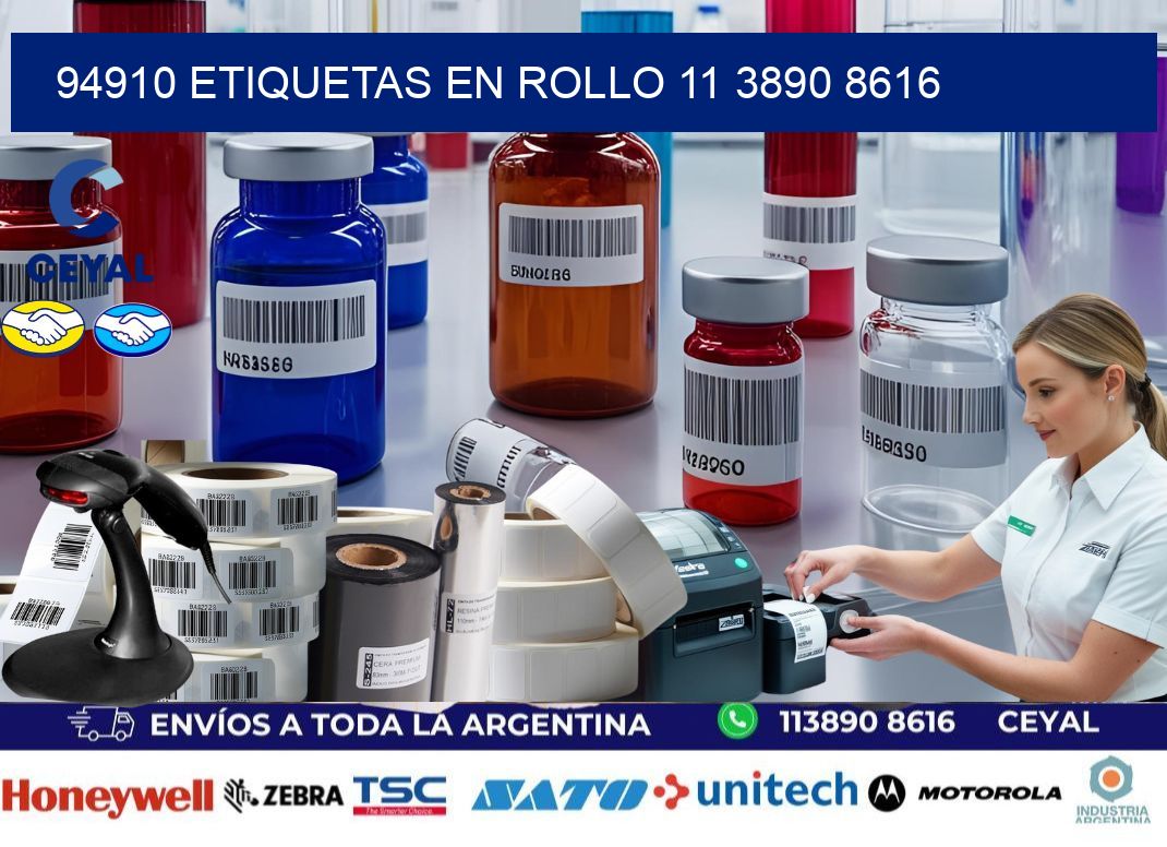 94910 ETIQUETAS EN ROLLO 11 3890 8616