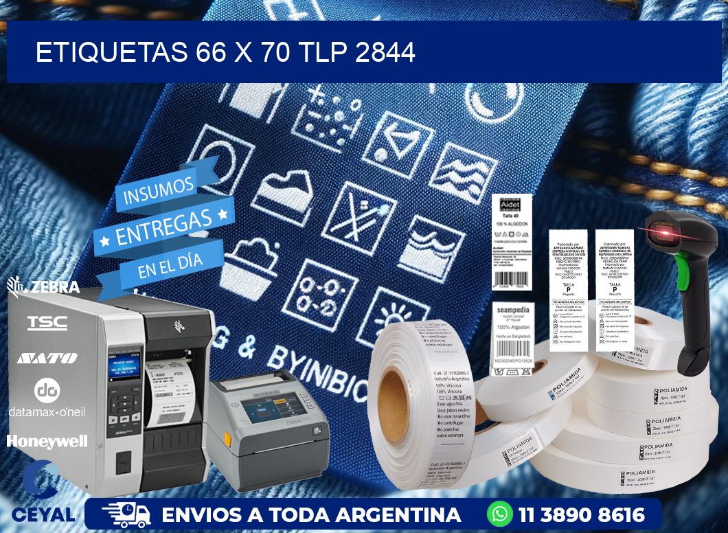 ETIQUETAS 66 x 70 TLP 2844