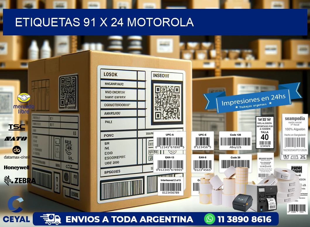 ETIQUETAS 91 x 24 MOTOROLA