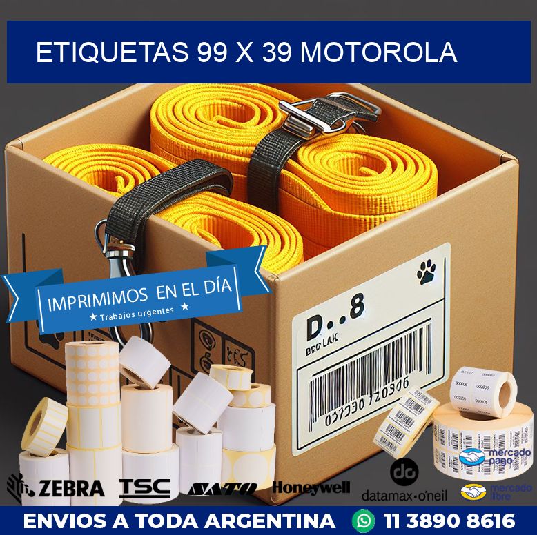 ETIQUETAS 99 x 39 MOTOROLA