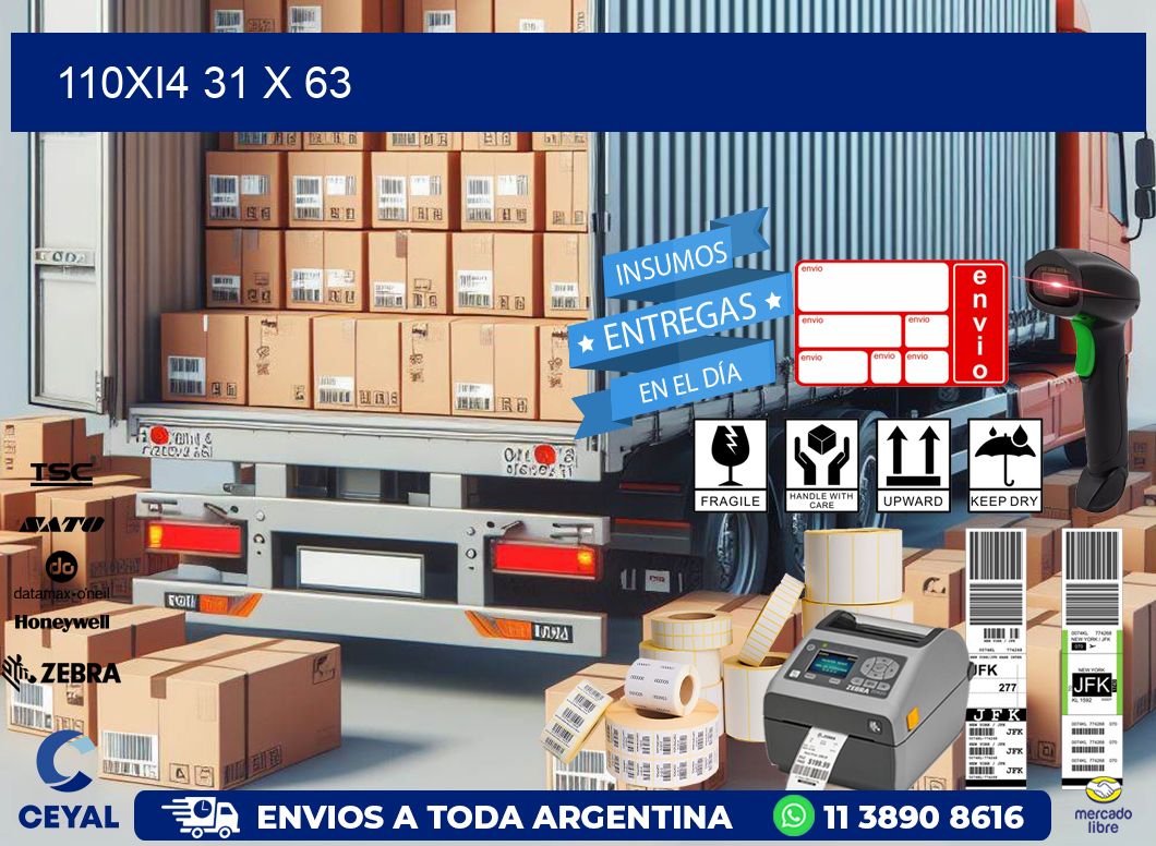 110Xi4 31 x 63