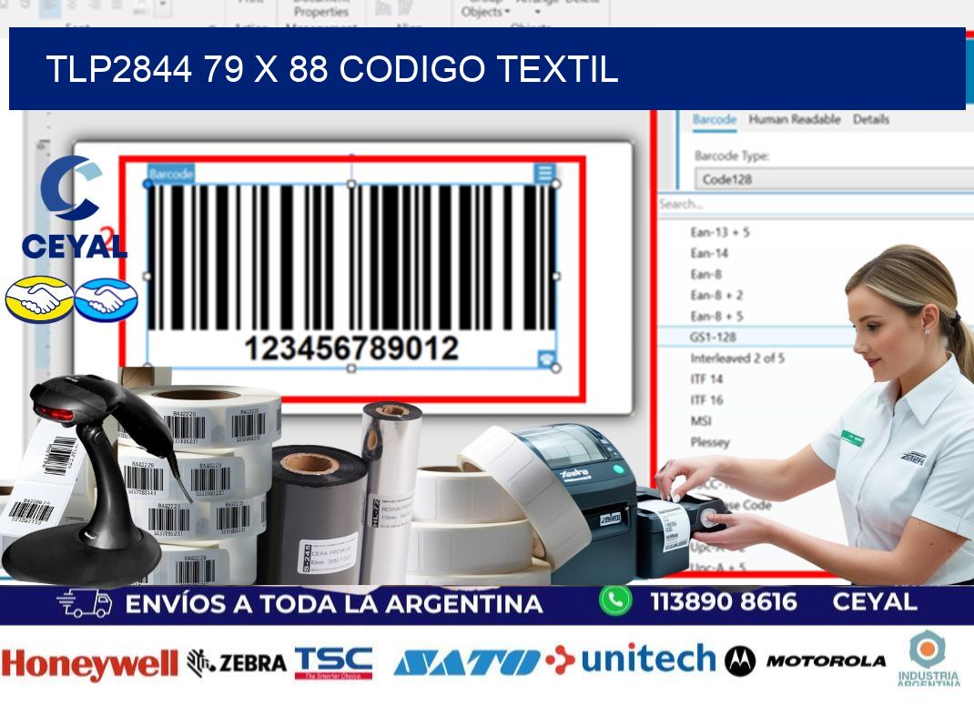 TLP2844 79 x 88 CODIGO TEXTIL