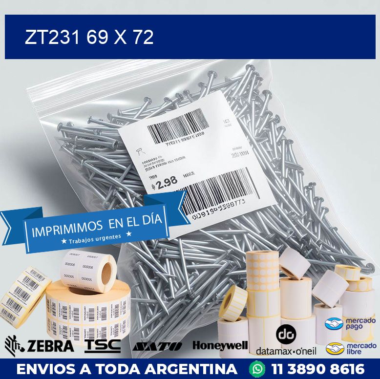 ZT231 69 x 72