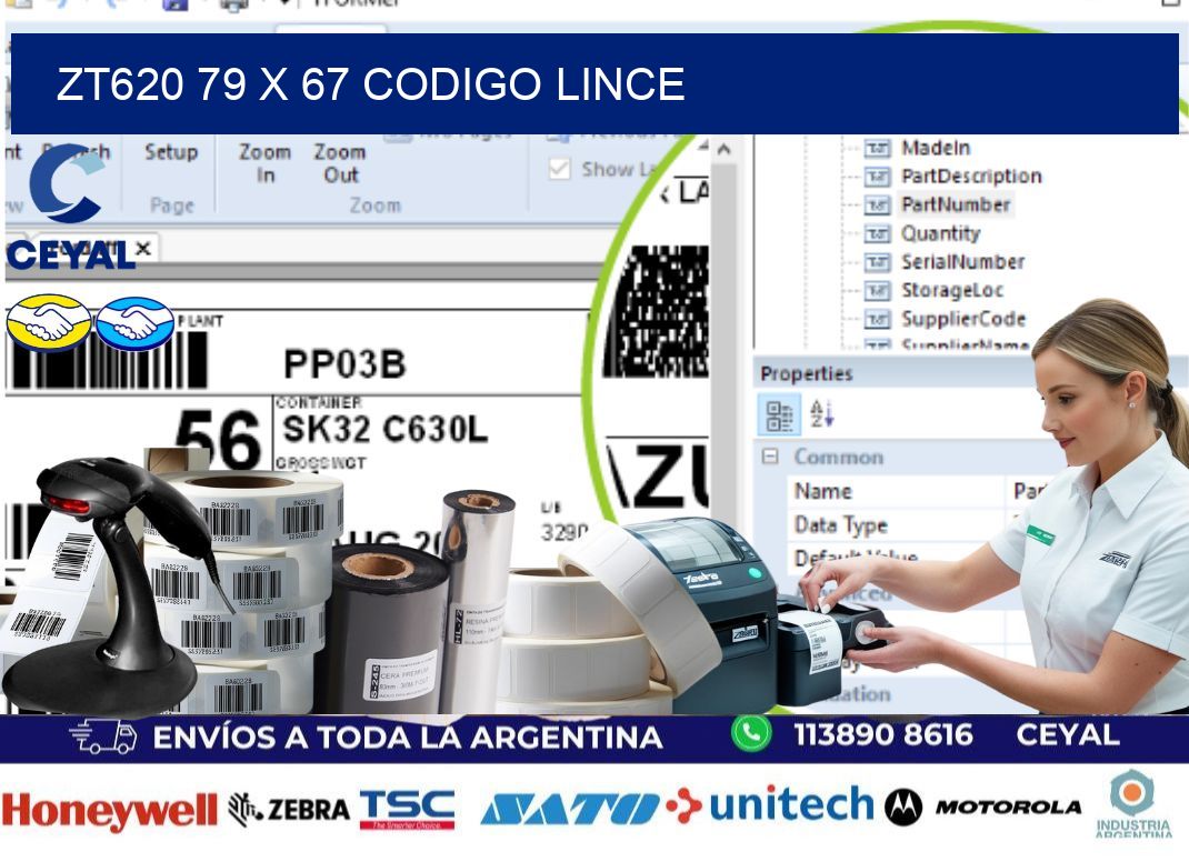 ZT620 79 x 67 CODIGO LINCE
