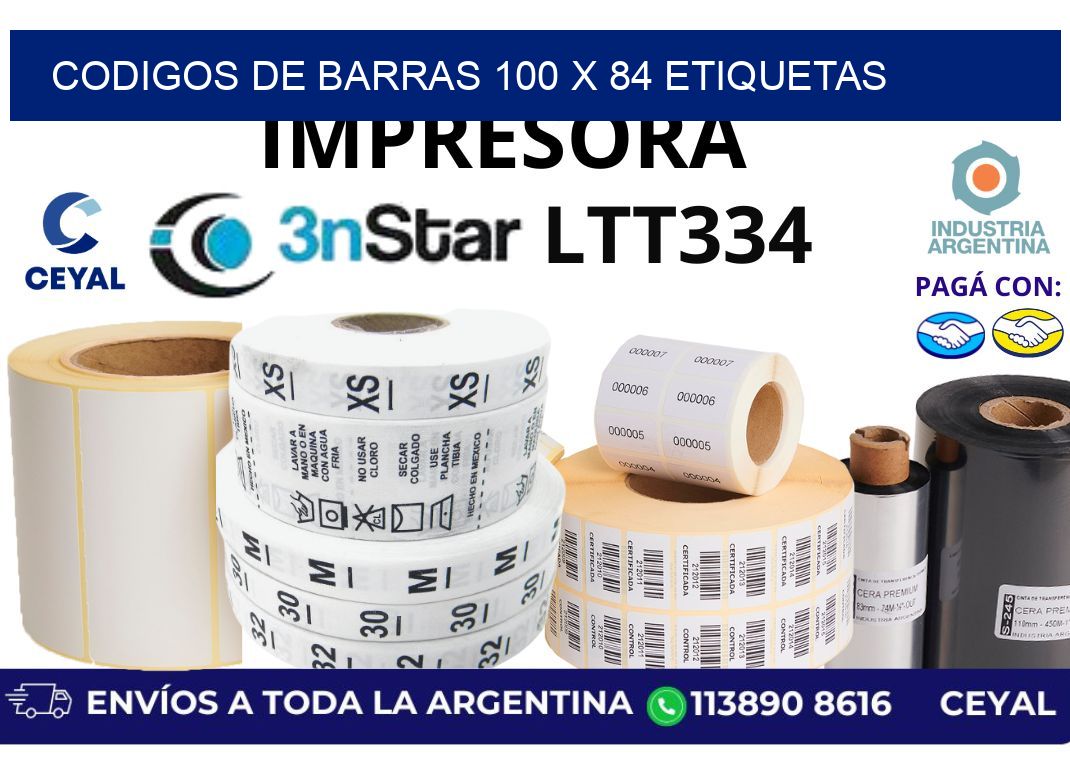 codigos de barras 100 x 84 etiquetas