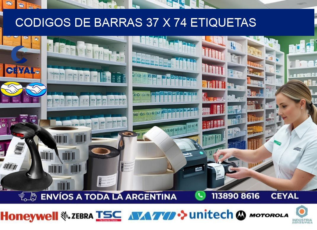 codigos de barras 37 x 74 etiquetas