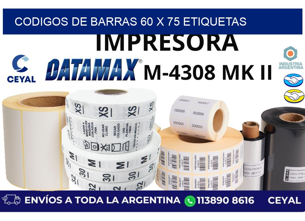 codigos de barras 60 x 75 etiquetas