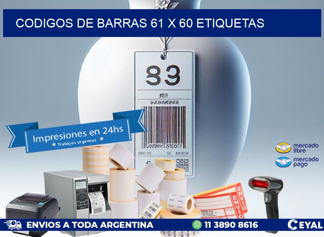 codigos de barras 61 x 60 etiquetas