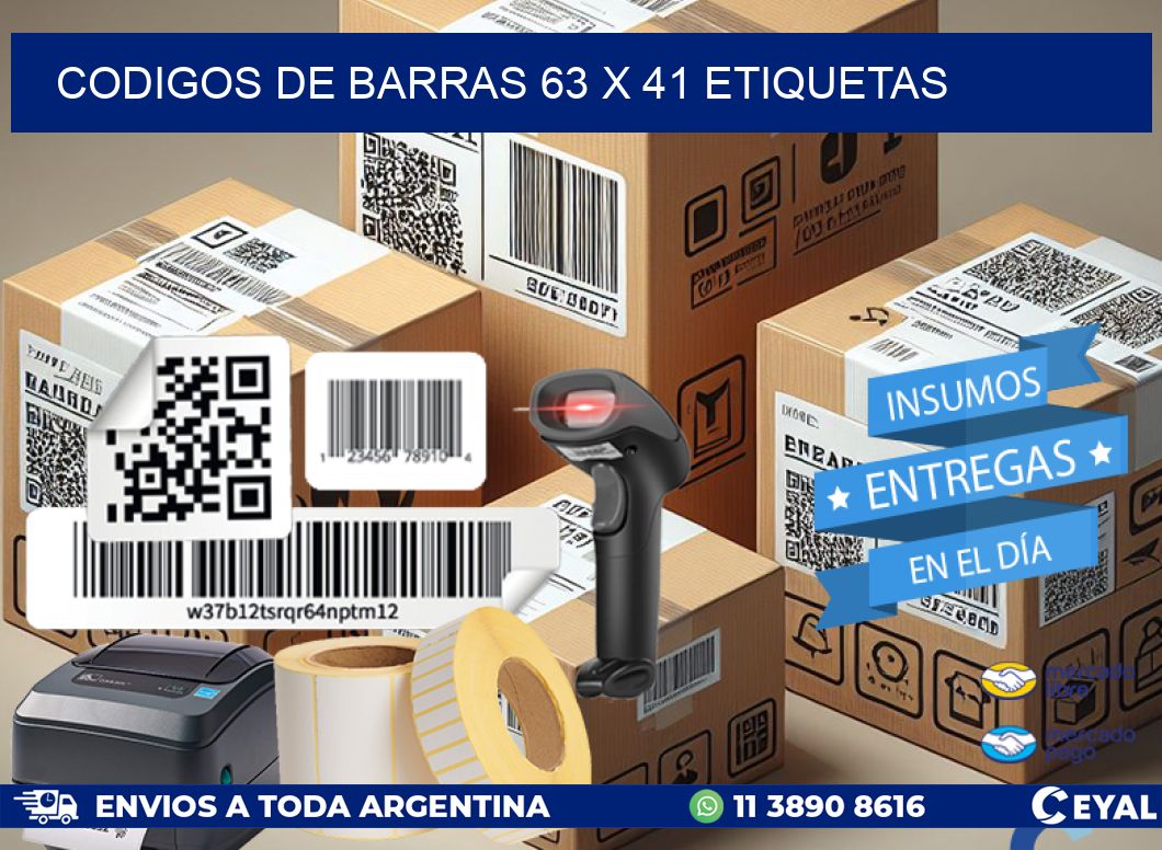 codigos de barras 63 x 41 etiquetas