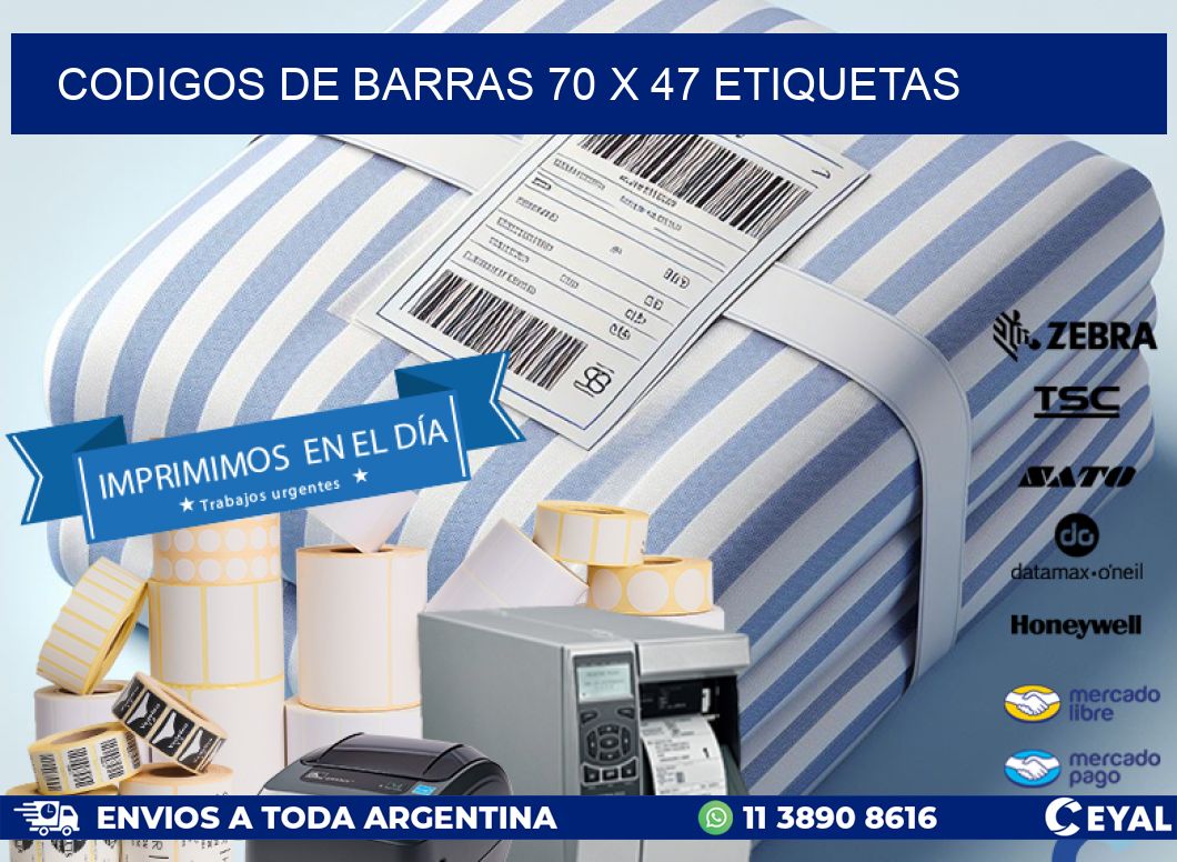 codigos de barras 70 x 47 etiquetas