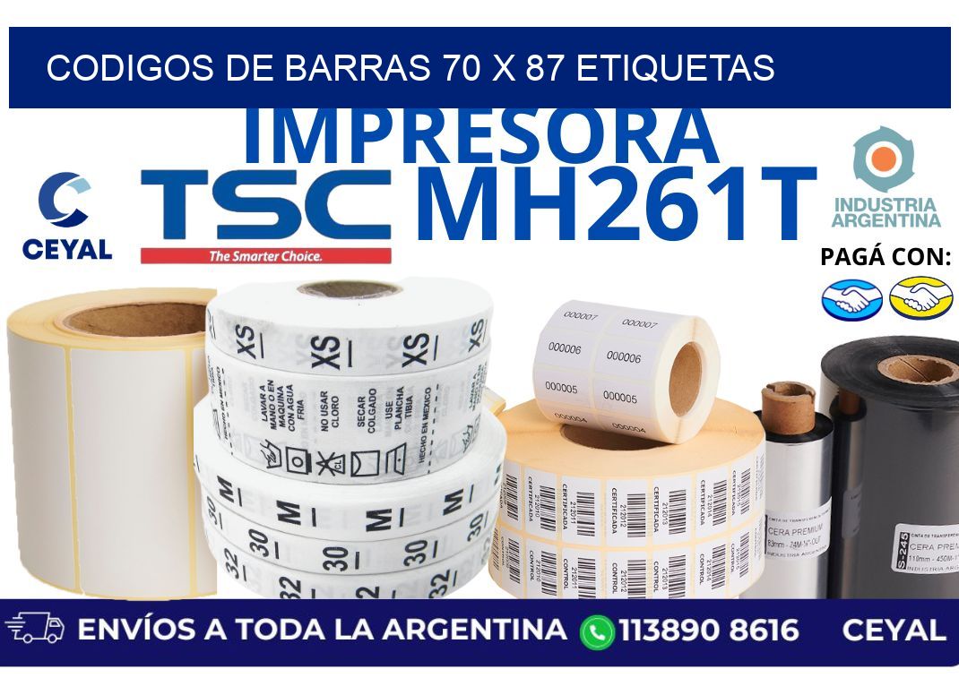 codigos de barras 70 x 87 etiquetas