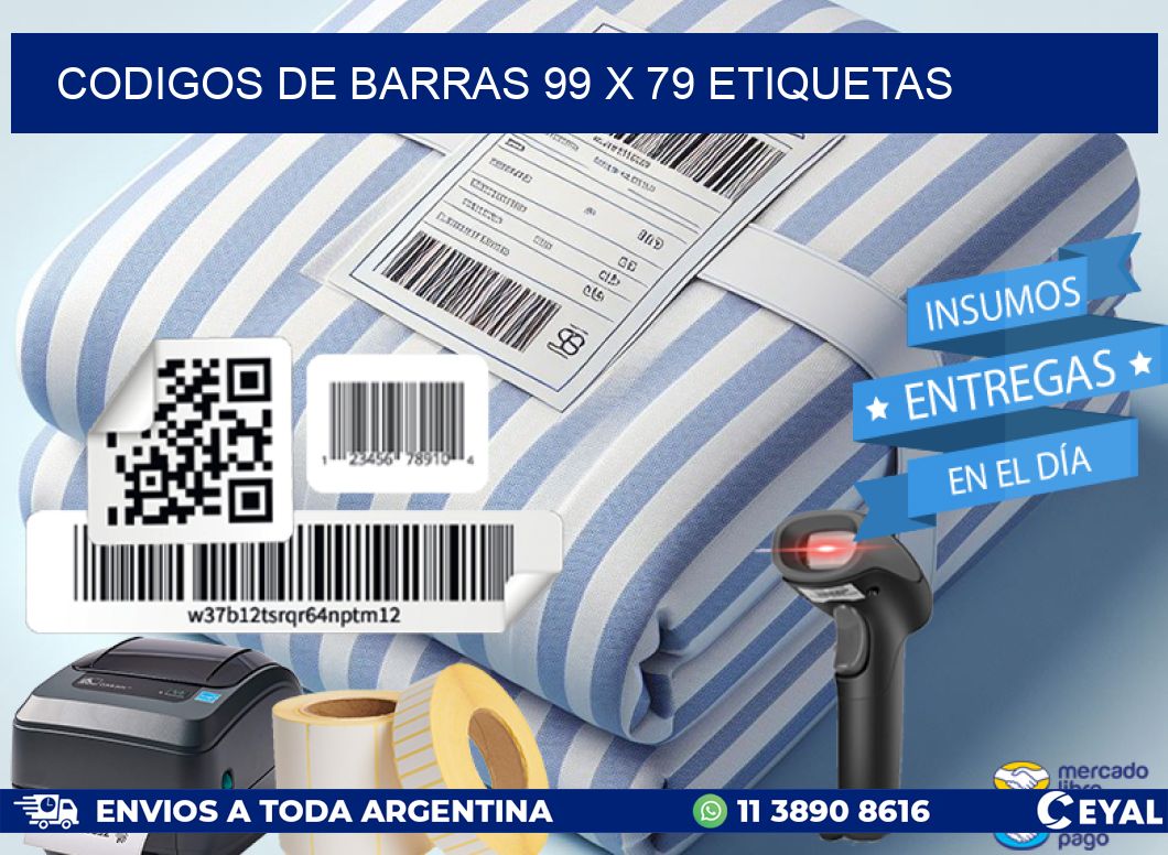 codigos de barras 99 x 79 etiquetas