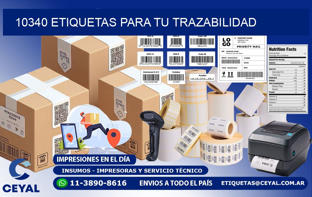 10340 etiquetas para tu trazabilidad