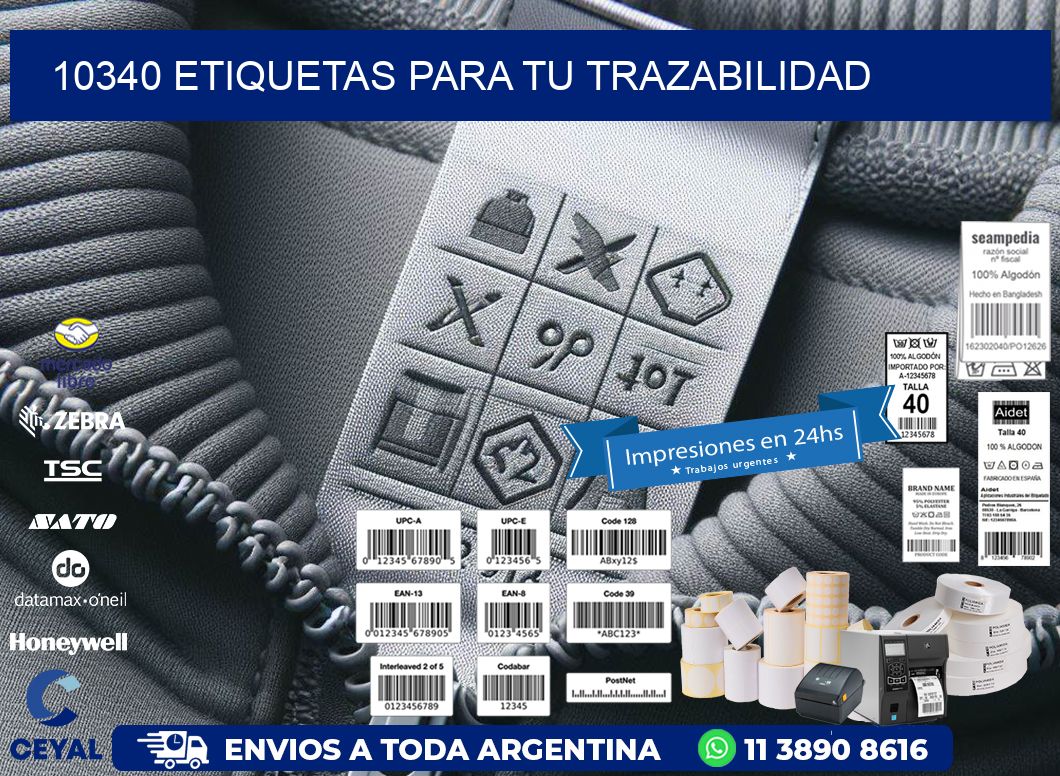 10340 etiquetas para tu trazabilidad