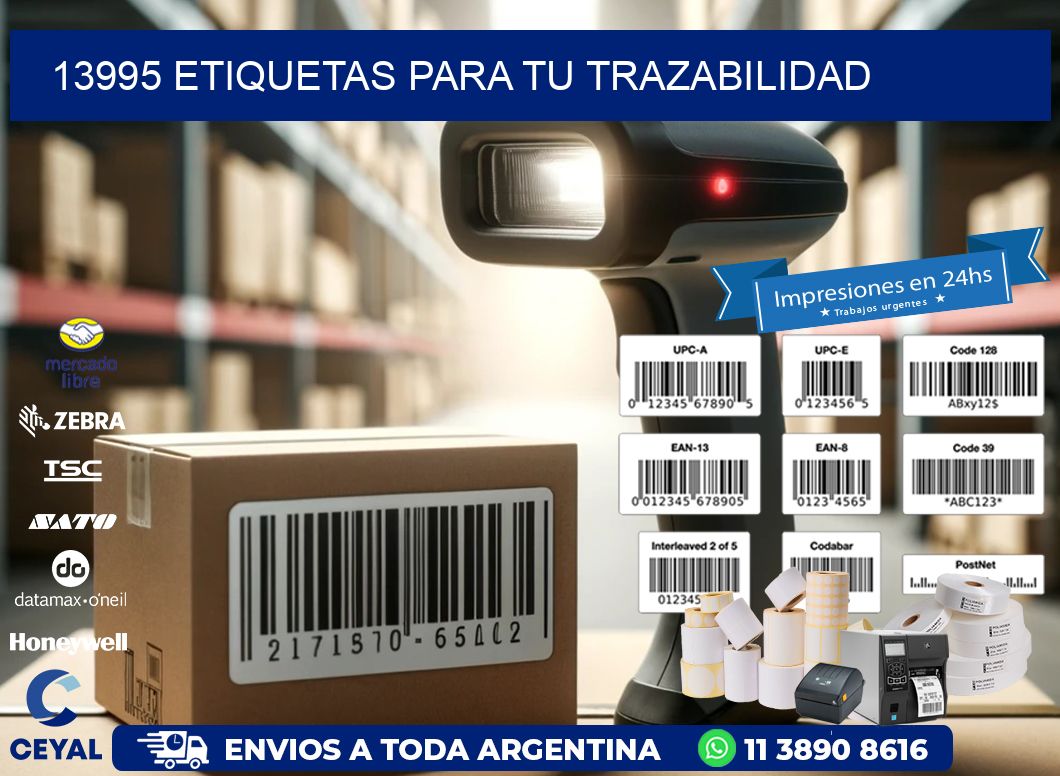 13995 etiquetas para tu trazabilidad