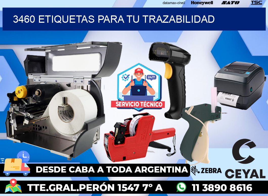 3460 etiquetas para tu trazabilidad