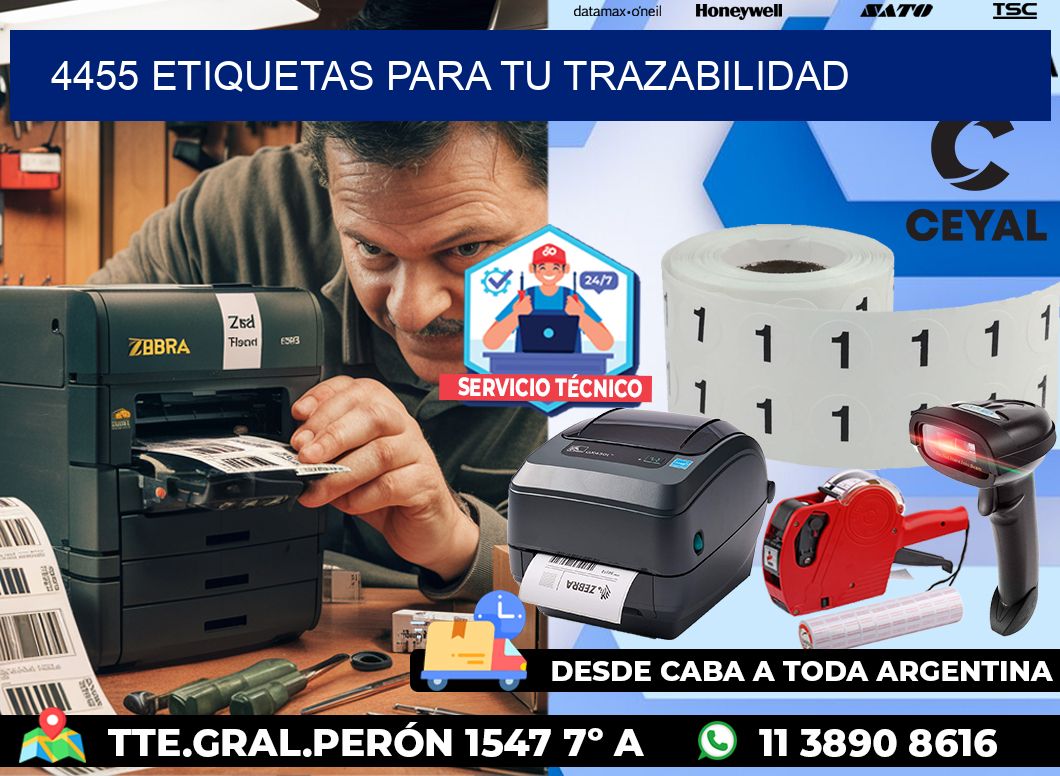 4455 etiquetas para tu trazabilidad