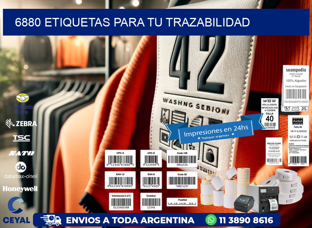 6880 etiquetas para tu trazabilidad