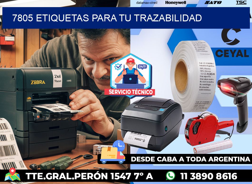 7805 etiquetas para tu trazabilidad