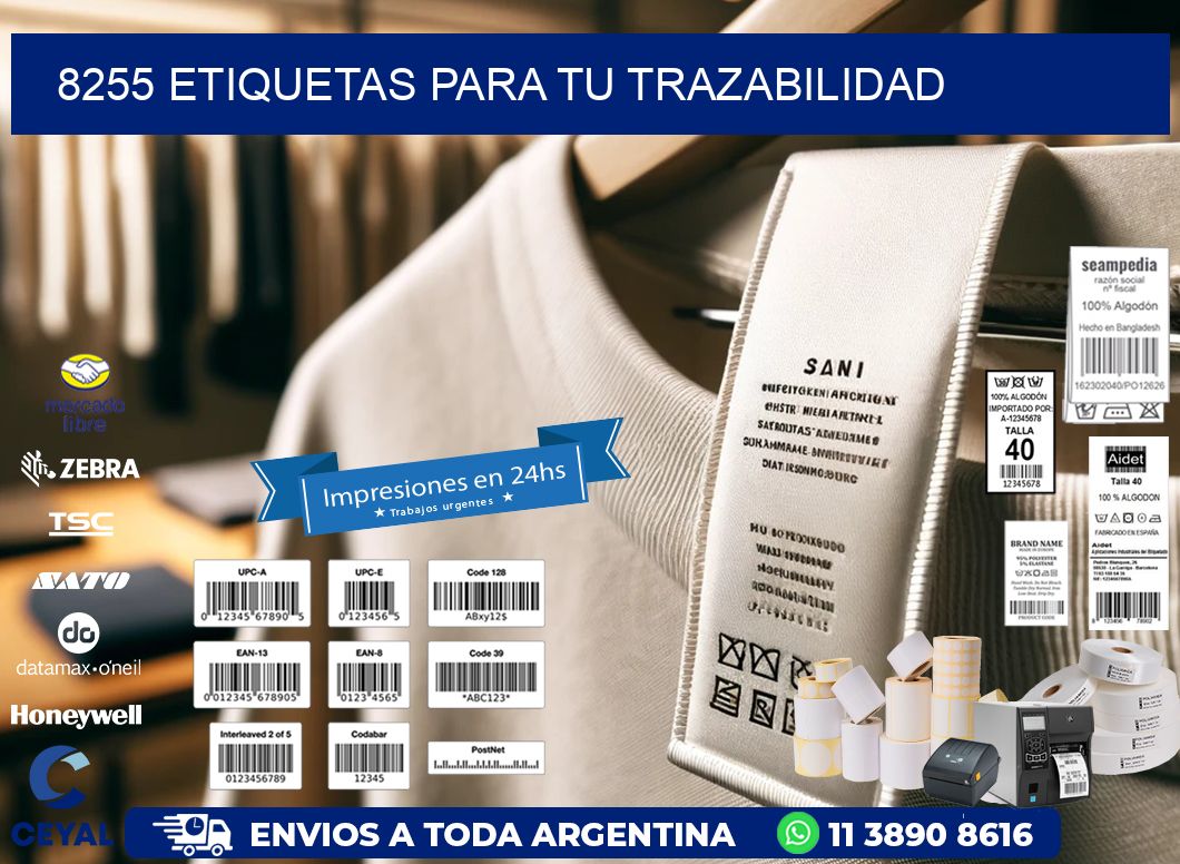 8255 etiquetas para tu trazabilidad