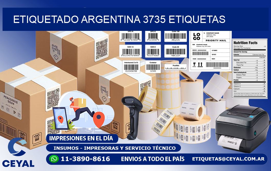 etiquetado argentina 3735 etiquetas