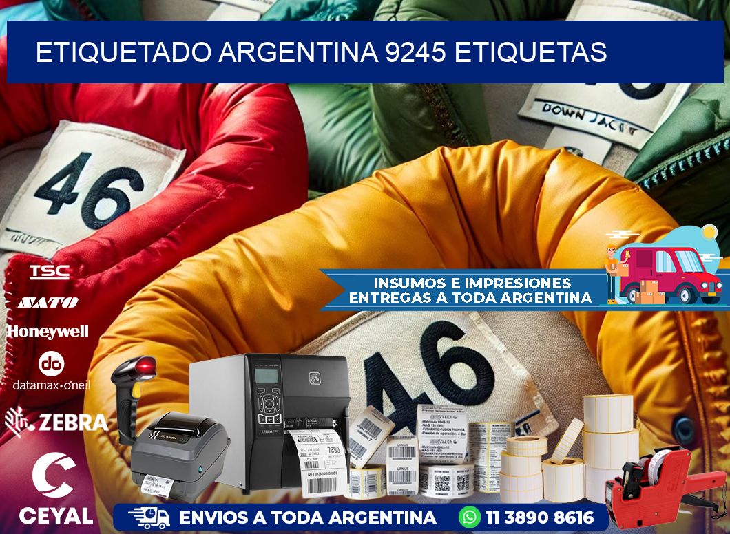etiquetado argentina 9245 etiquetas