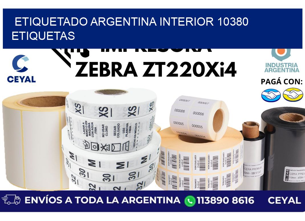 etiquetado argentina interior 10380 etiquetas