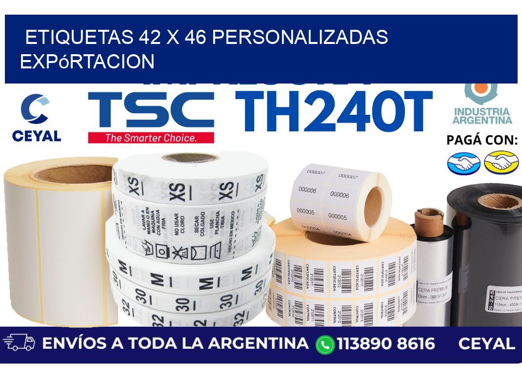 etiquetas 42 x 46 personalizadas expórtacion