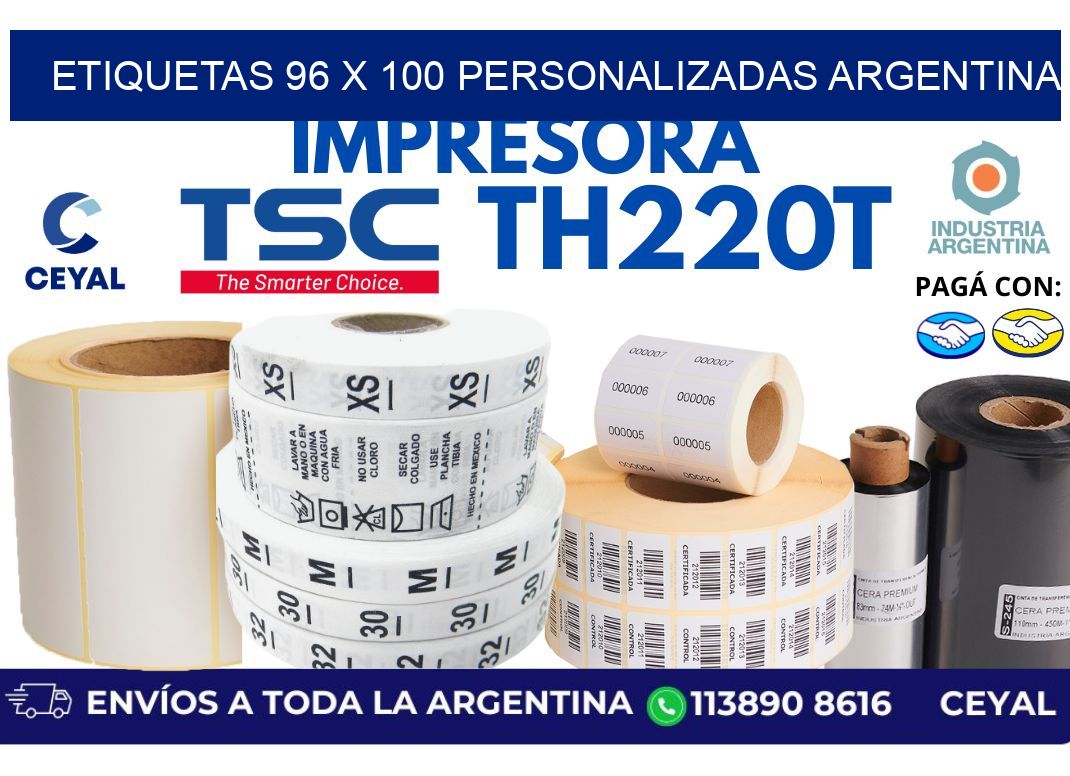 etiquetas 96 x 100 personalizadas argentina