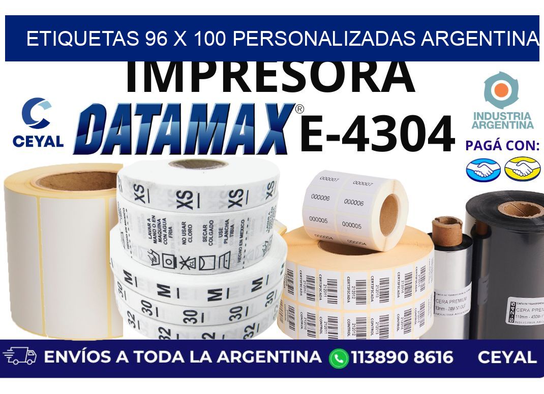 etiquetas 96 x 100 personalizadas argentina