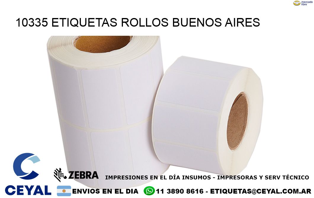 10335 etiquetas rollos buenos aires