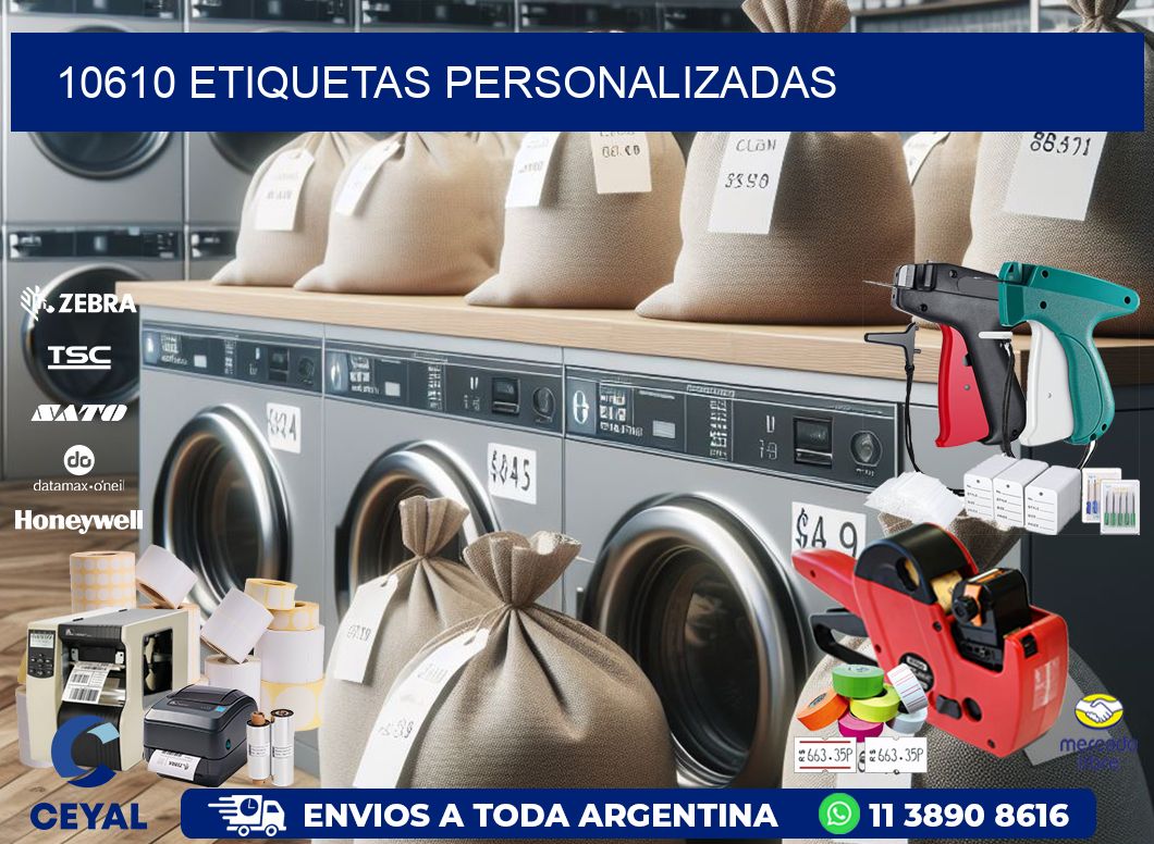 10610 Etiquetas personalizadas