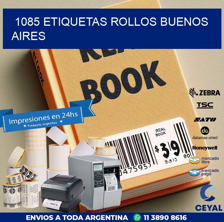 1085 etiquetas rollos buenos aires