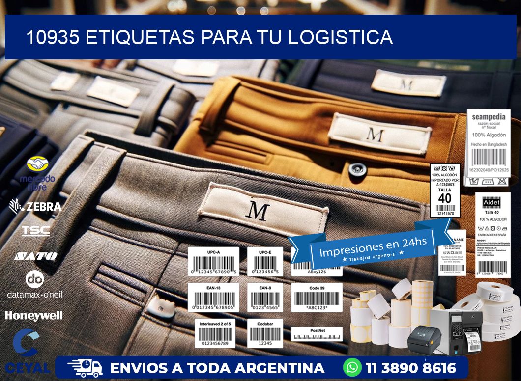 10935 etiquetas para tu logistica