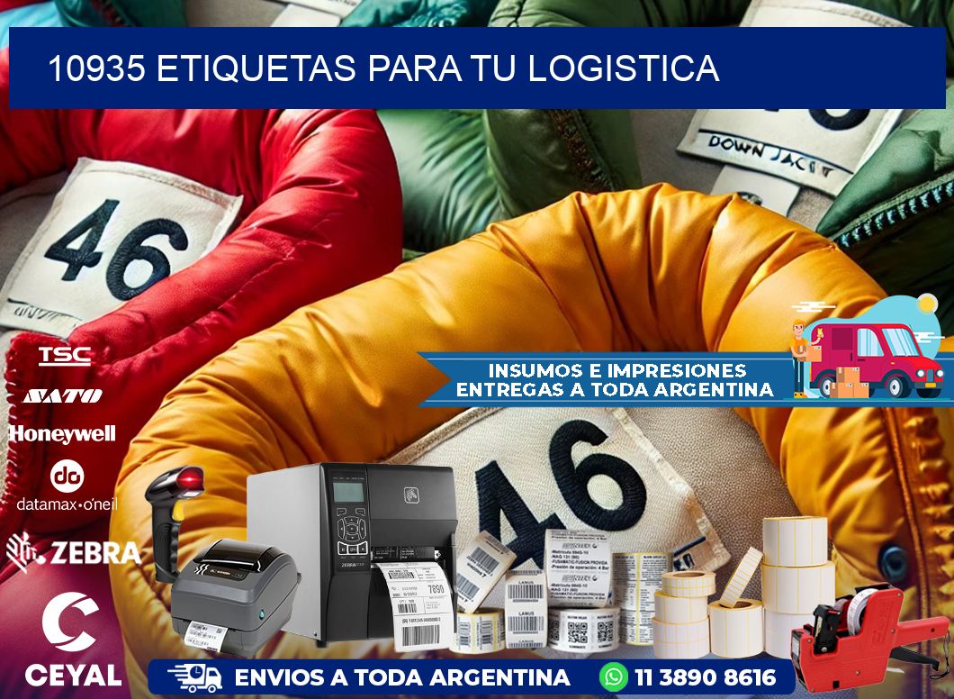 10935 etiquetas para tu logistica