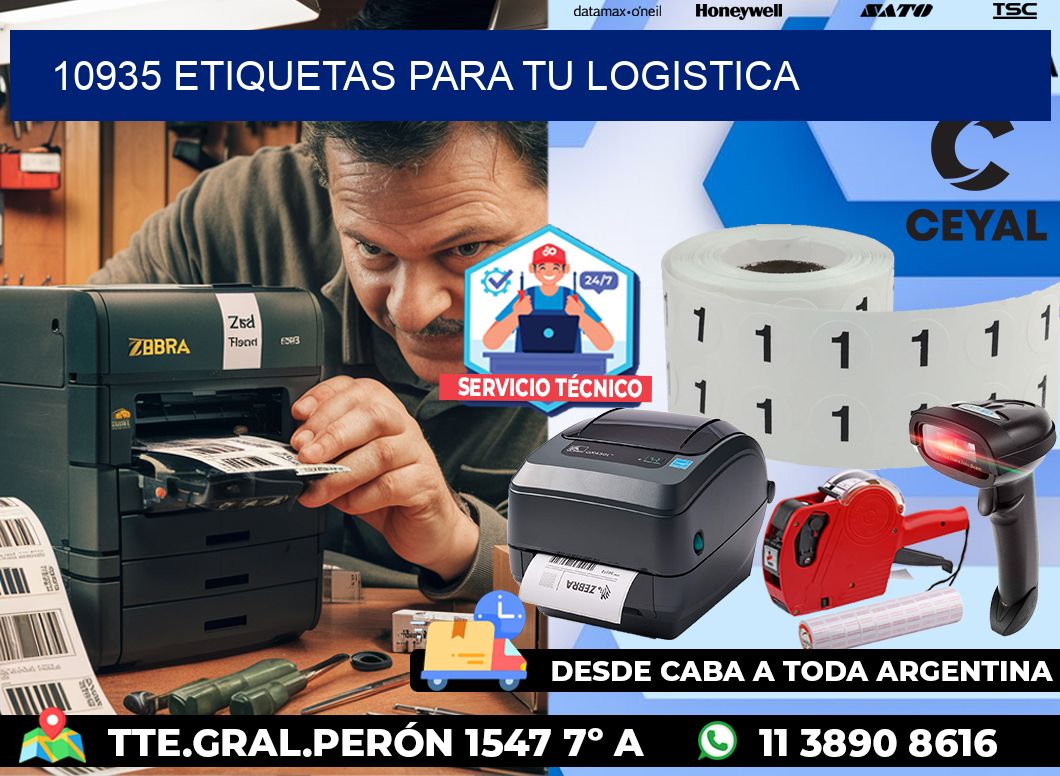 10935 etiquetas para tu logistica