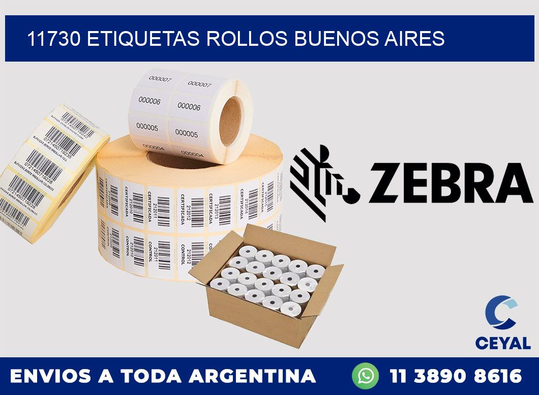 11730 etiquetas rollos buenos aires