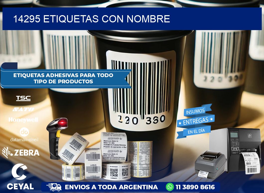 14295 etiquetas con nombre