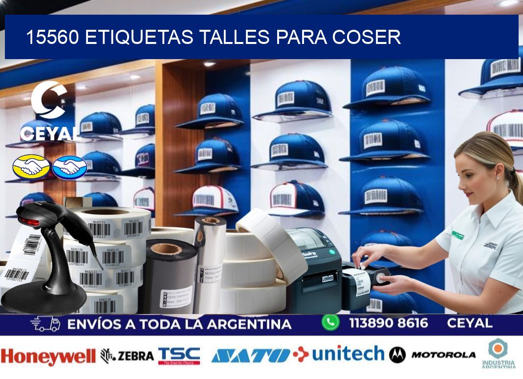 15560 ETIQUETAS TALLES PARA COSER