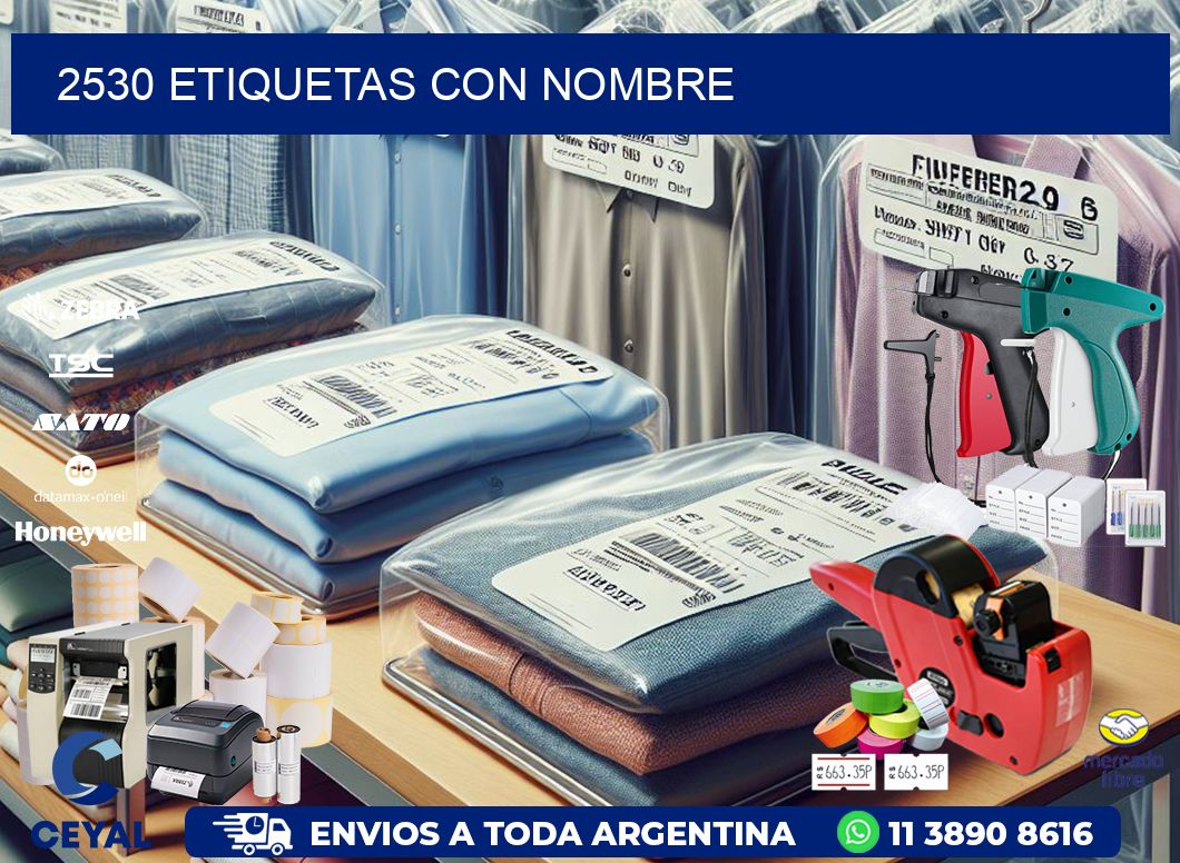 2530 etiquetas con nombre
