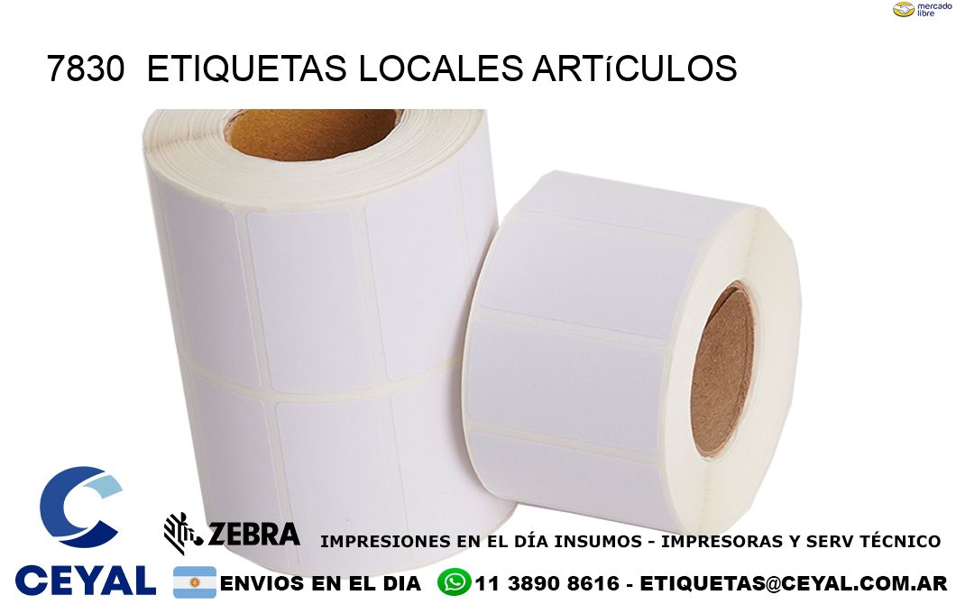 7830  etiquetas locales artículos