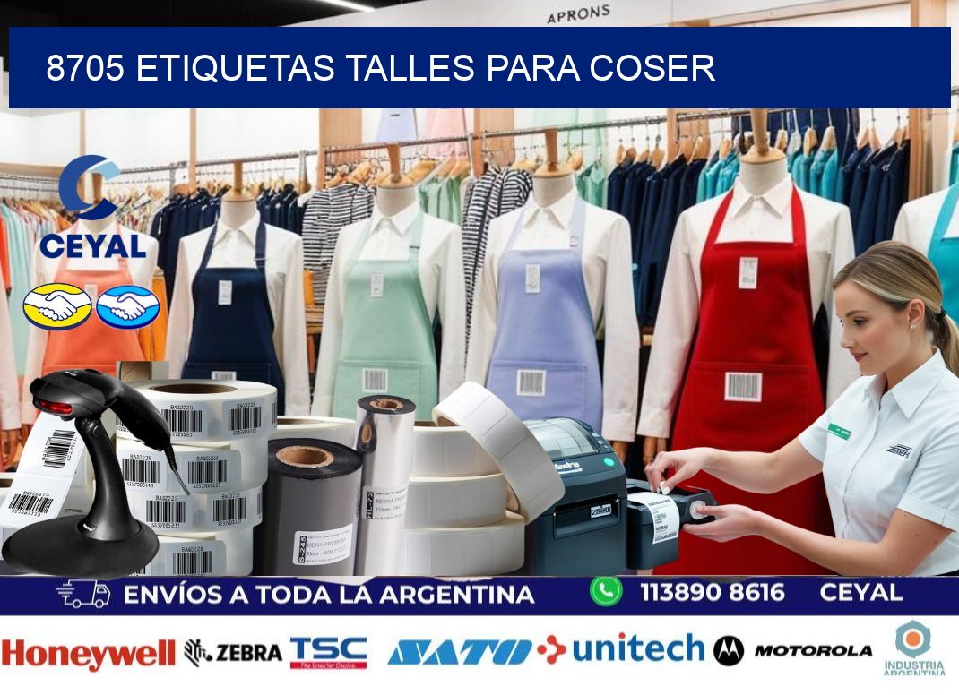 8705 ETIQUETAS TALLES PARA COSER
