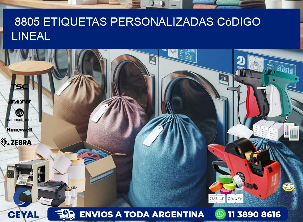 8805 Etiquetas personalizadas código lineal