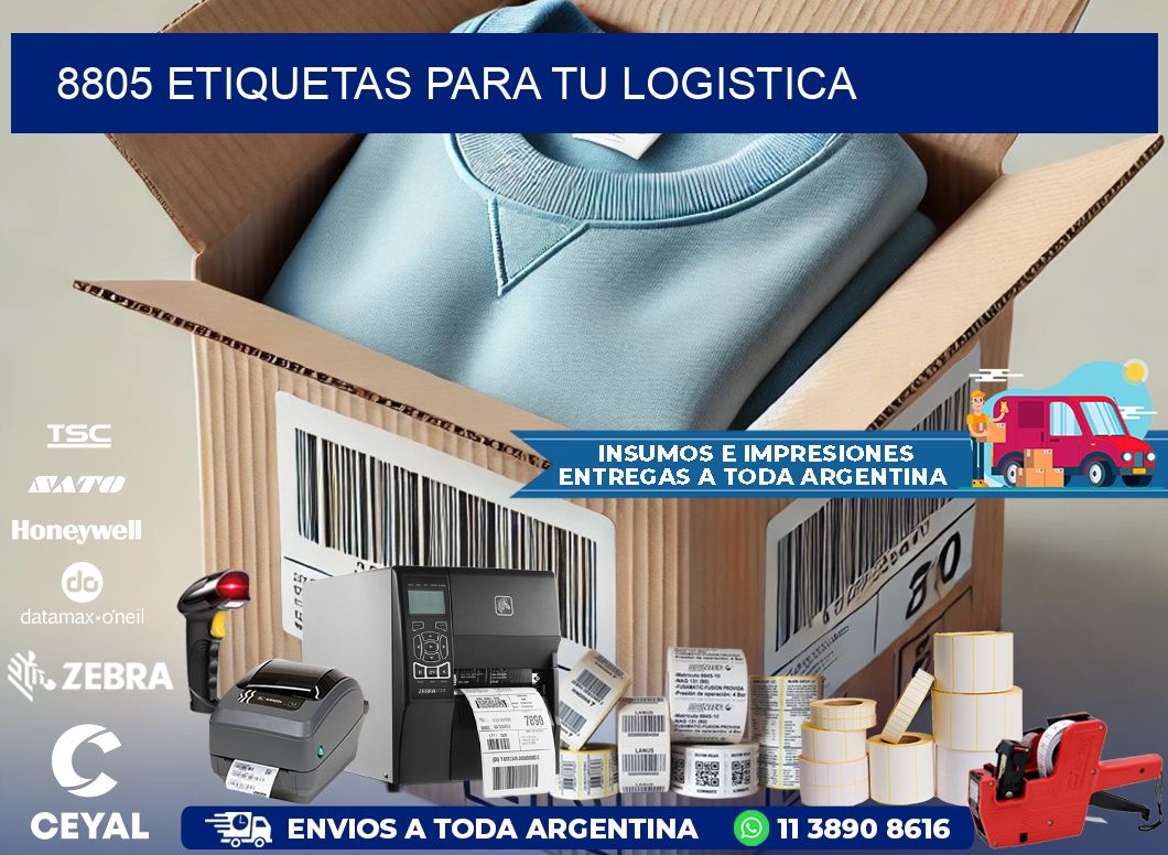 8805 etiquetas para tu logistica