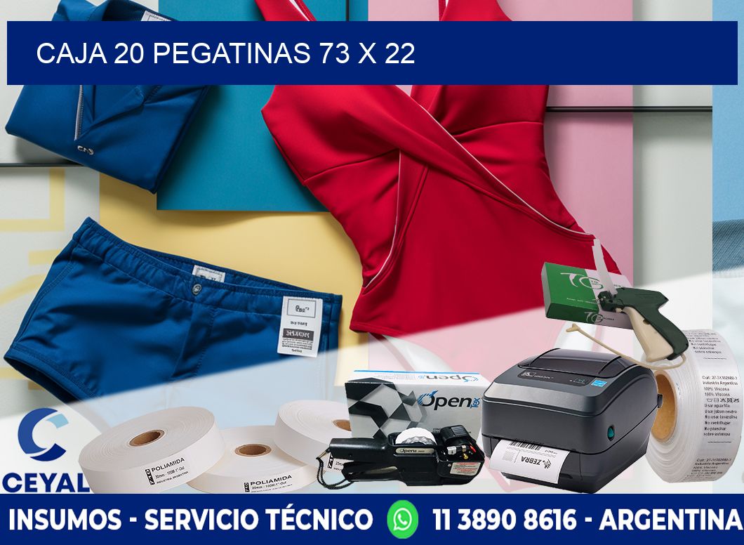 CAJA 20 PEGATINAS 73 x 22